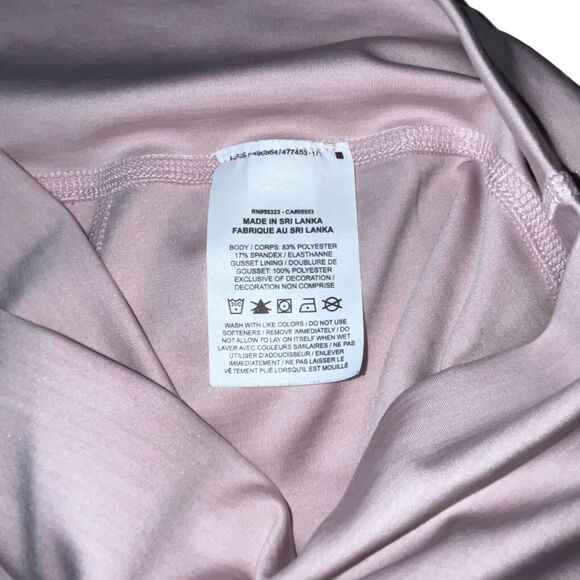 Nike Womens Yoga Wrap High Waist Leggings cj4215-516 Plum Chalk Barely Rose L - Picture 16 of 16